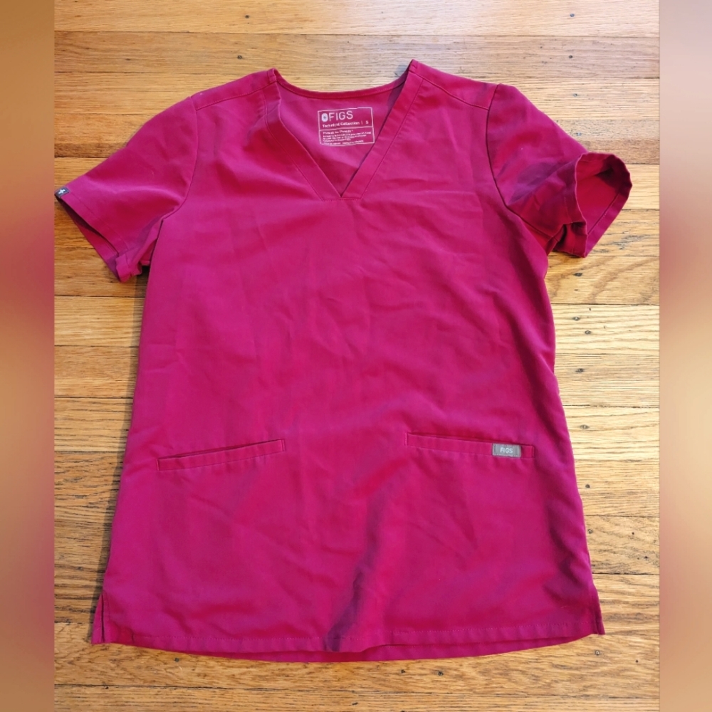 Figs Small Casma Scrub Top